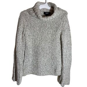 Express Hand Knit‎ Turtleneck Sweater Wool Blend